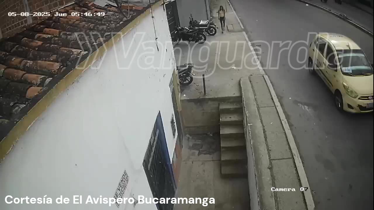 Video del accidente en la calle 45 de Bucaramanga