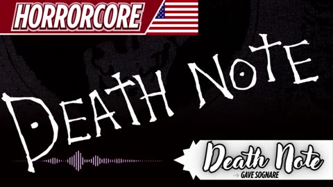 DEATH NOTE (HORRORCORE) - A whisper in ink, I tempt your hand — one name, one death, one god born