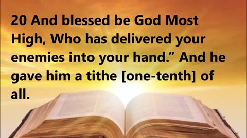 Abram meets Melchizedek