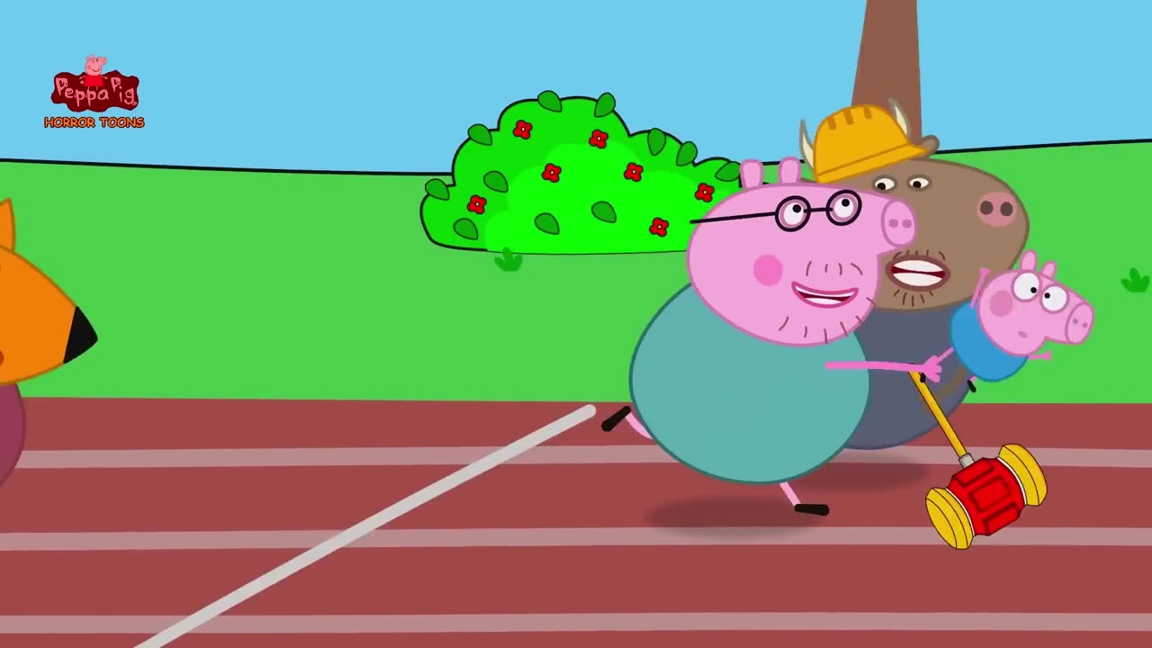 Sport Day _ Funny Peppa Pig Try Not To Laugh