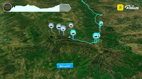 Rajgad To Torna Range trek route
