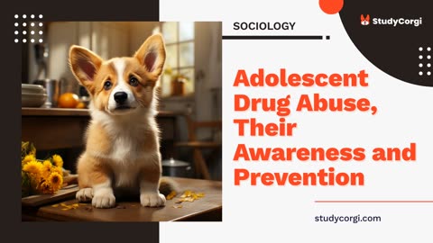 Adolescent Drug Abuse, Their Awareness and Prevention - Essay Example
