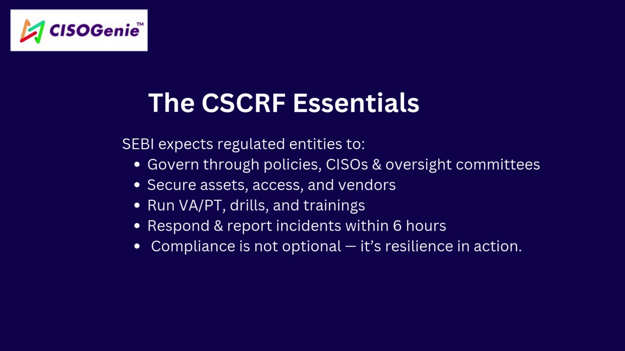 Demystifying SEBI’s CSCRF