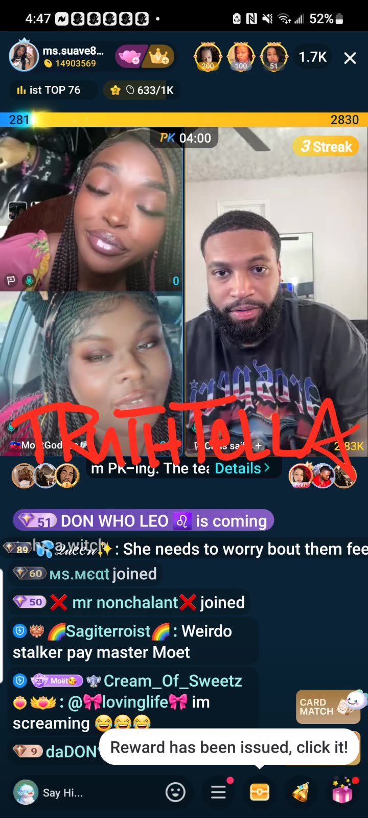 LIYAH THE DOLL TEAM PK WITH MOETGODDESS & MORE 7/23/25