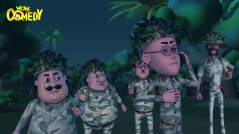 Motu Patlu _ Commando Training _ Cartoon for Kids _ Funny Cartoon Video