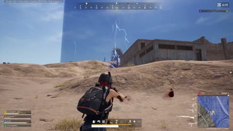 A perfect grenade toss (near the end) - PubG