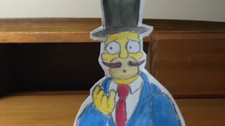 Guy Incognito Paper Cutout Stop Motion (2022) #shorts