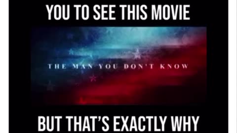 Donald J. Trump @realDonaldTrump 🇺🇸THE MEDIA DOESN'T WANT YOU TO SEE THIS MOVIE BUT THAT'S EXACTLY WHY MY FAMILY & I DID IT!