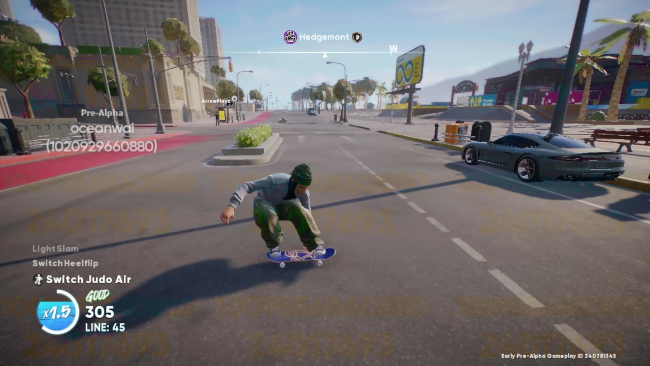 might be a speed glitch if someone can do it propel