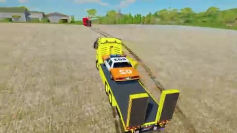Epic Transport Missions: Helicopters & Fire Trucks – Farming Simulator