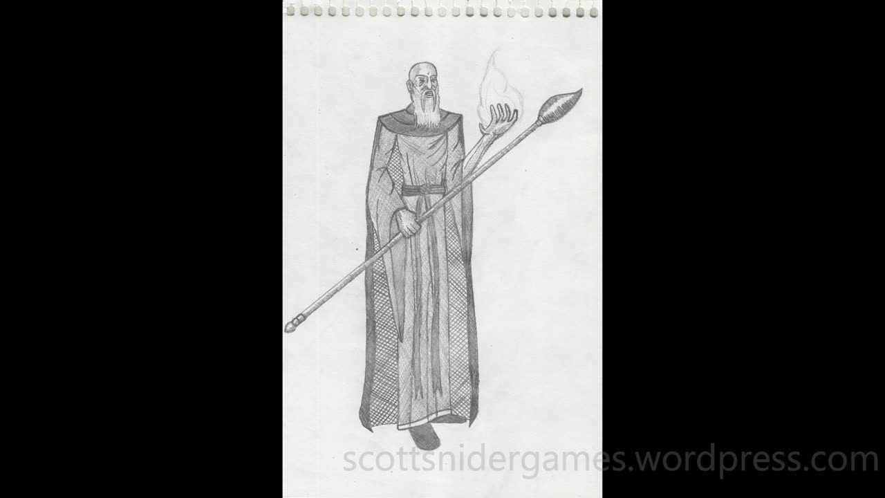 Mage Pencil Sketch Video #3 (11-02-2025)