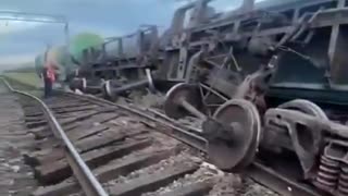 Train Carrying Fuel Derails in Birobidzhan, Russia