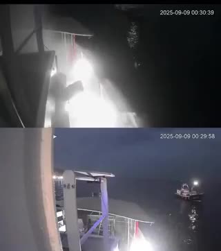 Footage Gretas Boat Attacked Itself