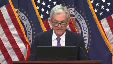 Fed Chair Jerome Powell announces the second rate cut of the year