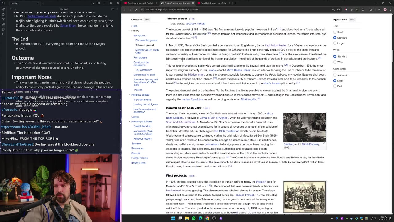 Destiny has a hate B
