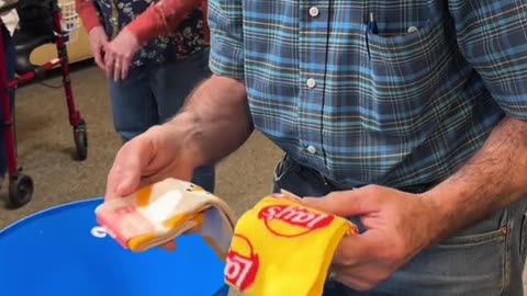 Roll the ball to reveal the prize partygame game fun