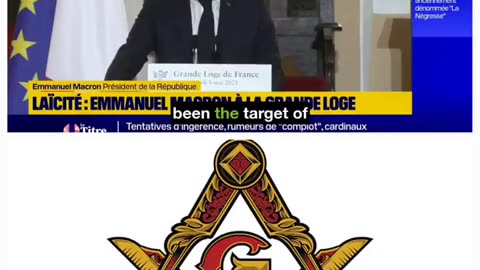 French President Emmanuel Macron stated that FREEMASONRY is leading a vital struggle for the BENEFIT of HUMANITY.