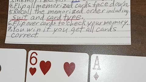 Solo Memory Card Game