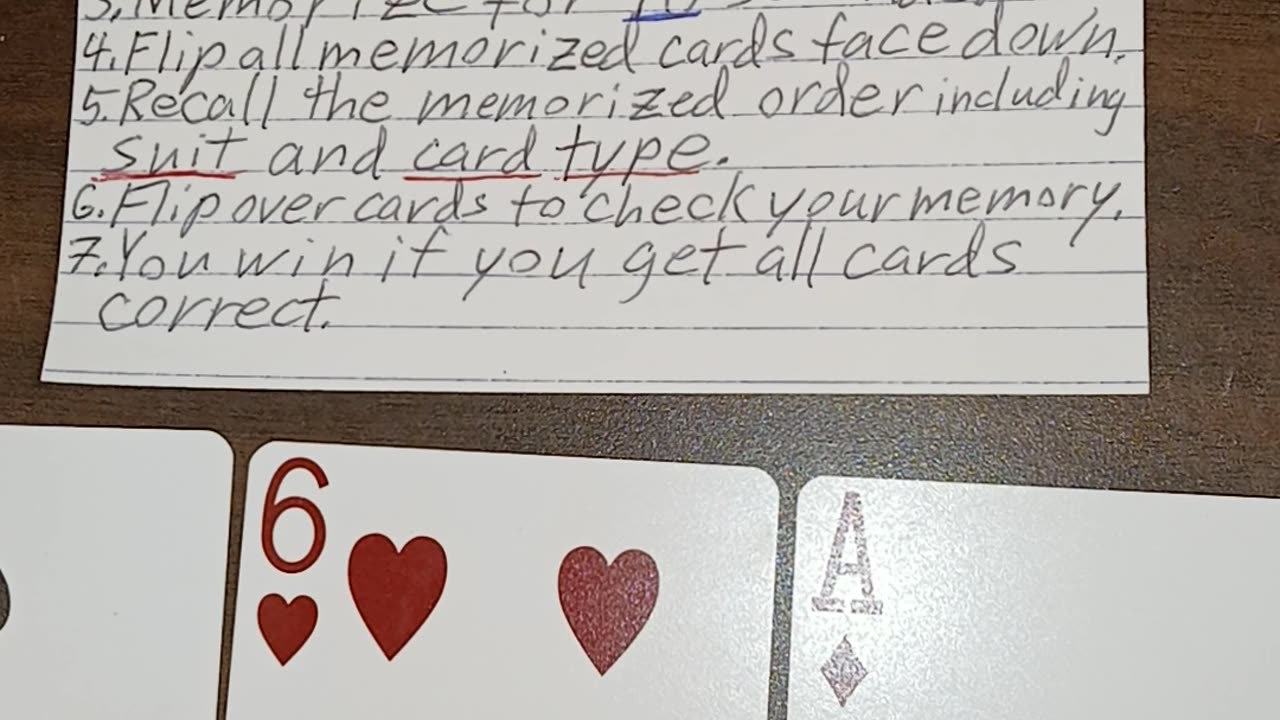 Solo Memory Card Game