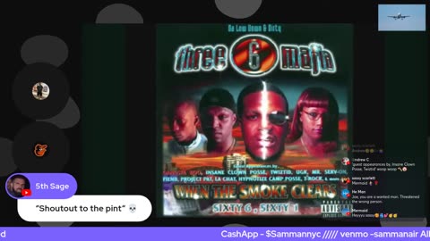10/16/25 Sammannyc VOD: "Yurrrrrr kicking up dust we live $2 tts $3 media"