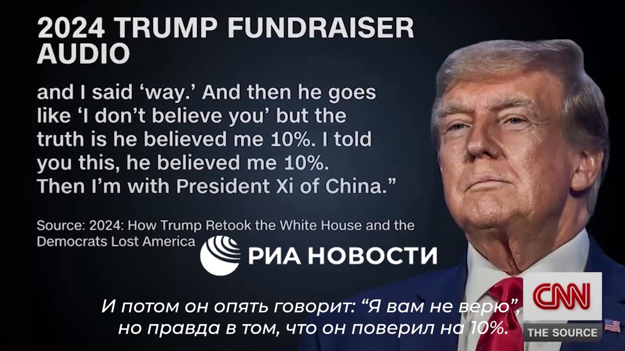 CNN predtým zverejnila zvukovú nahrávku, v ktorej sa americký politik v roku 2024 vyhráža