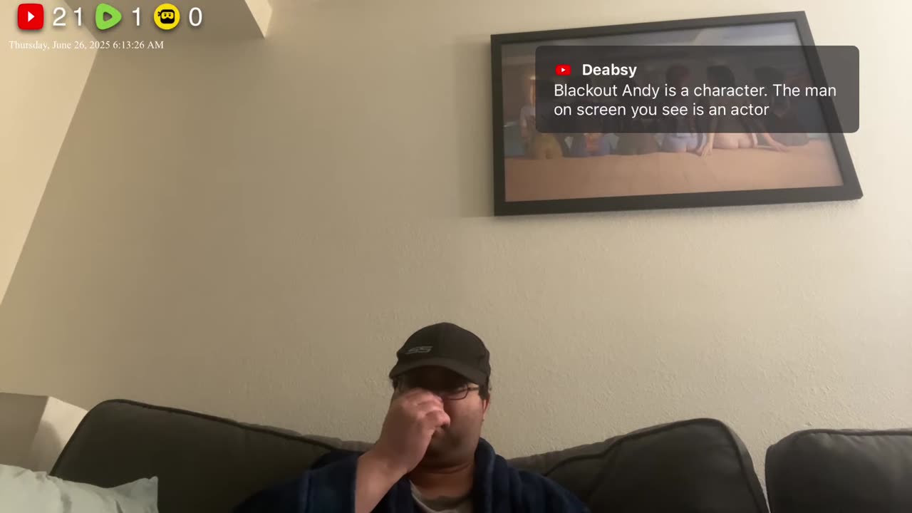 06/26/25 Blackout Andy VOD: "Live streaming of BlackoutAndy3"