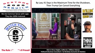 By Law, 41 Days is the Max Time for the Shutdown, Then Trump Can Cancel Everything