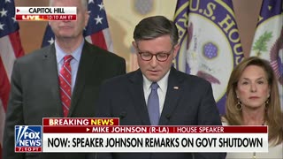 Speaker Johnson EXPOSES What Democrats Are PRIVATELY Admitting About the Shutdown