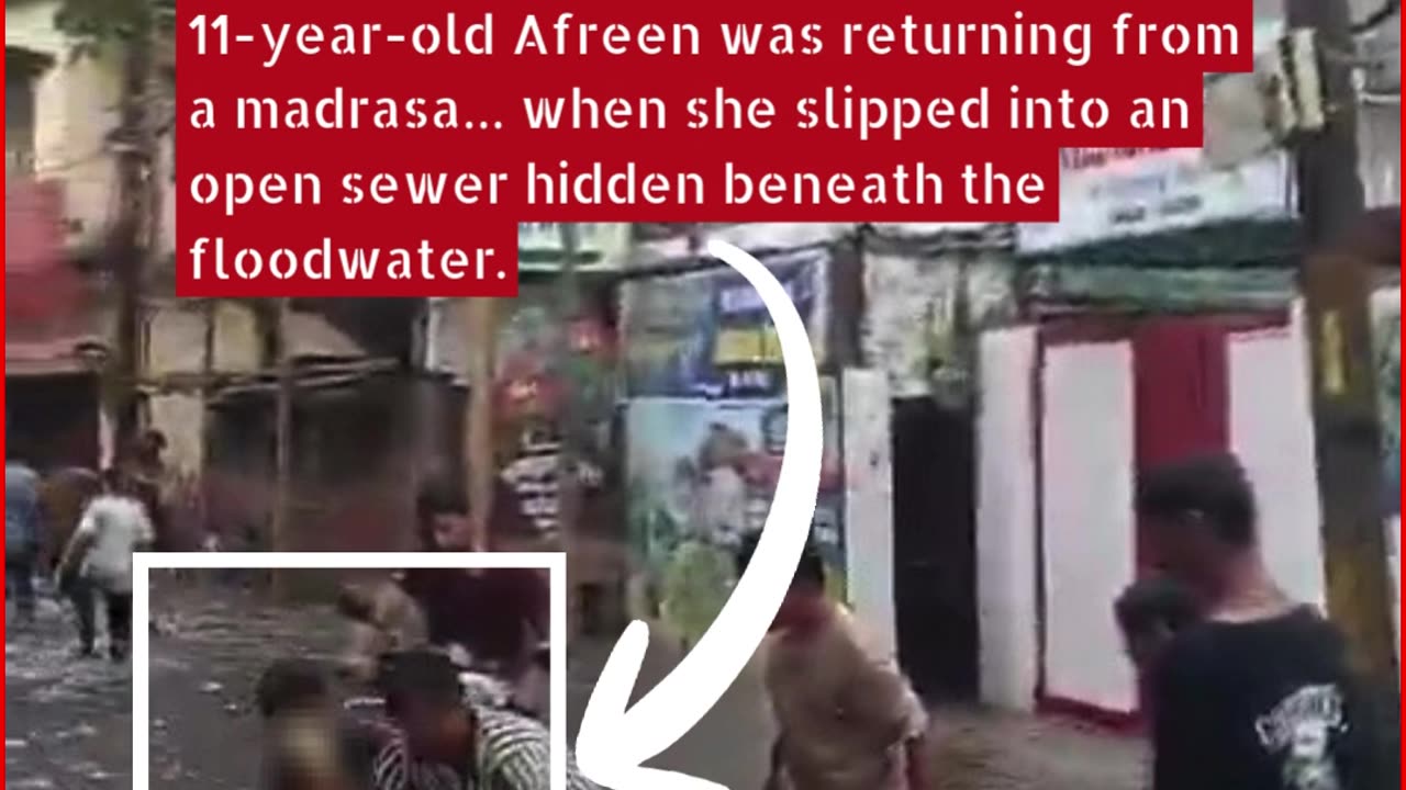 Gorakhpur Shock: 11-Year-Old Girl Dies After Falling into Open Drain on Flooded Road