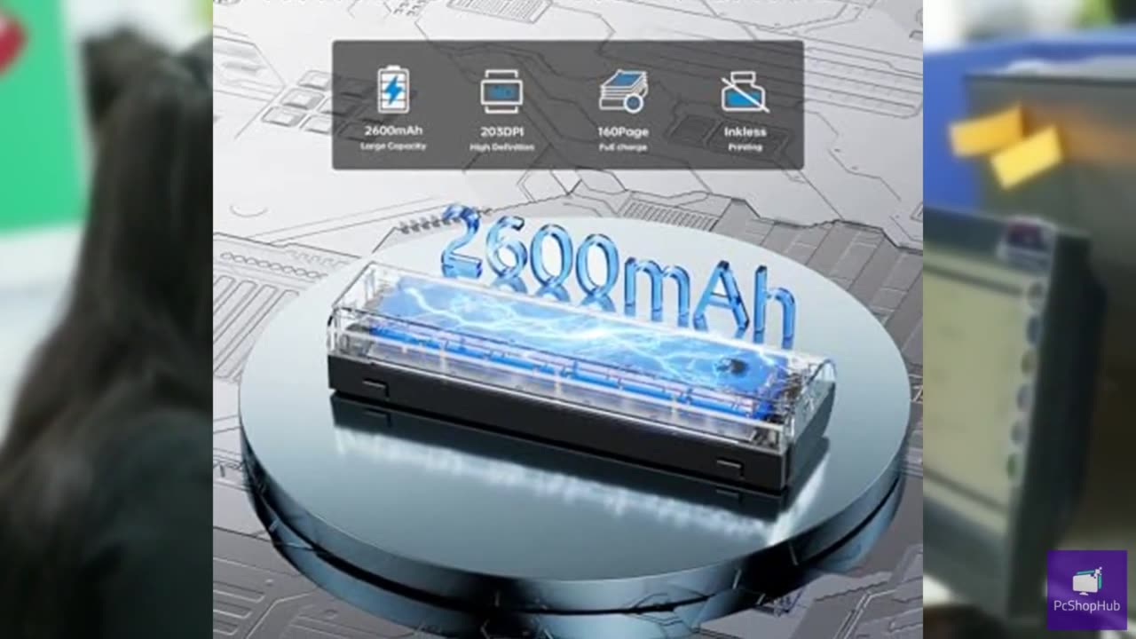 Portable Printers Wireless for Travel, N80 Wireless Thermal Printer Bluetooth In