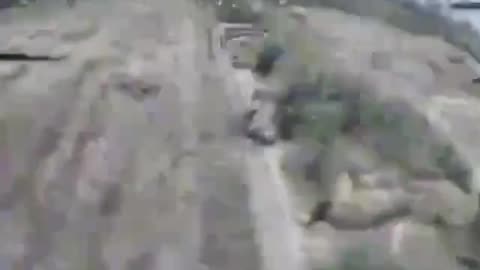 💥 Destruction of Russian BM-21 Grad in the Pokrovsk direction by National Guard of Ukraine.