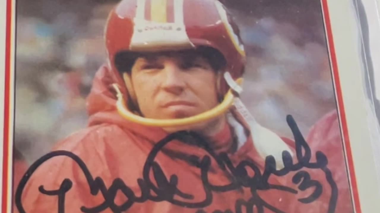 Mark Moseley Autograph , #httr #redskins