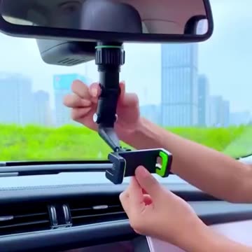Meet the Rotatable Sun Visor Phone Holder – your car's new best friend!