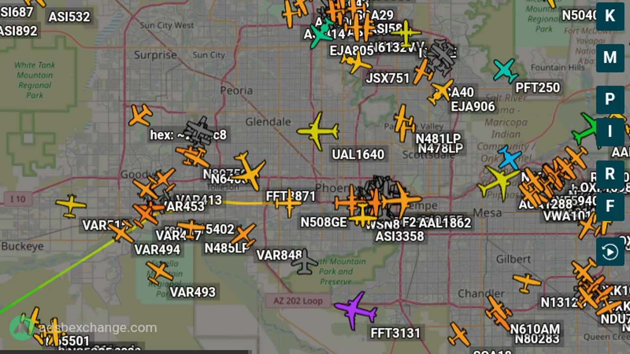 Tracking the NWO in Arizona - Apr 14th 2025 - no audio -