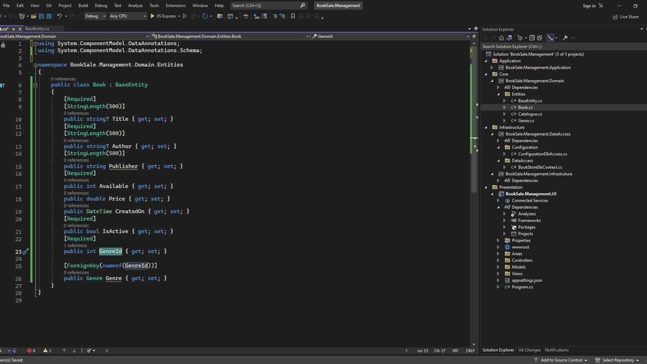 ASPNet MVC Ep13 - Tạo Entity Model