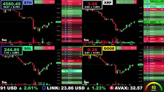 🟢 Ethereum, XRP, Solana, and Dogecoin | LIVE Crypto Prices & Charts 24/7 🔴
