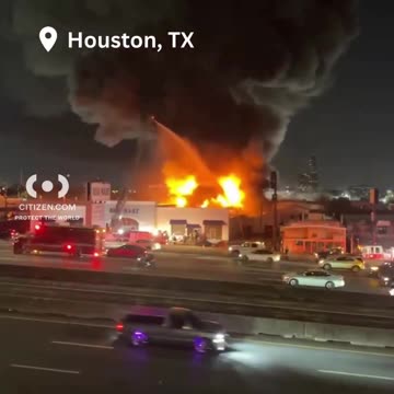HOUSTON TEXAS RUG MART ON FIRE