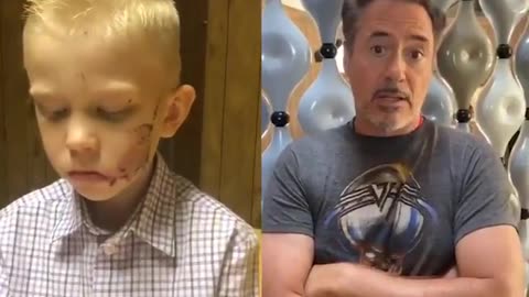 Hollywood's biggest on screen heroes sent messages for this brave 6 yr old.