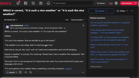 Blog - It's a Nice Day