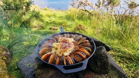 Definitely not Your Traditional Ratatouille🔥 How to cook the perfect RATATOUILLE on the LAKE
