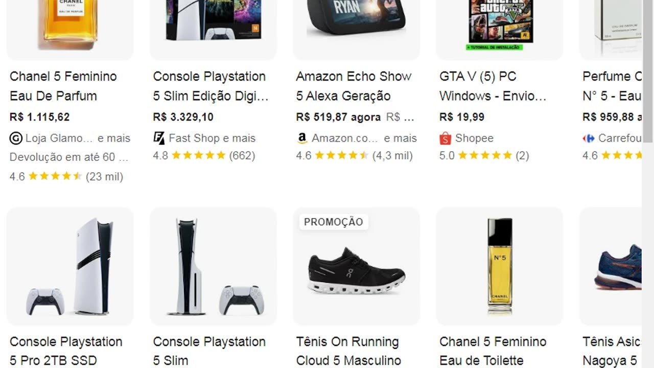 Chanel 5 Feminino Eau De Parfum