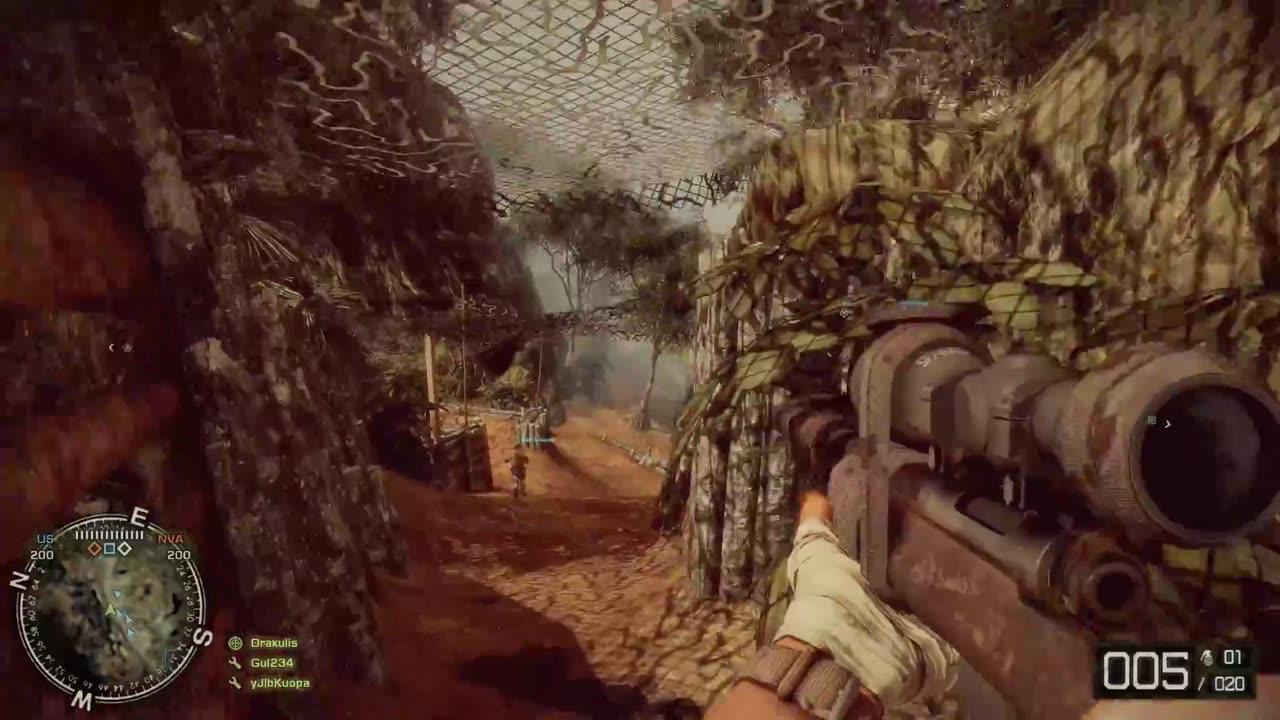 Battlefield Bad Company 2 - VIETNAM - Sniper Gameplay
