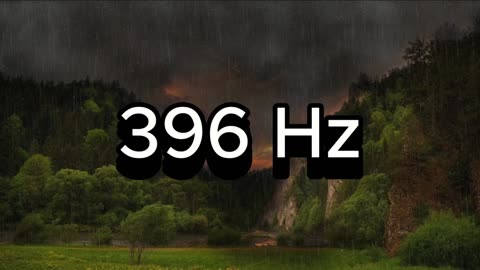 ✨ 396 Hz Meditation with Rain Sounds ✨