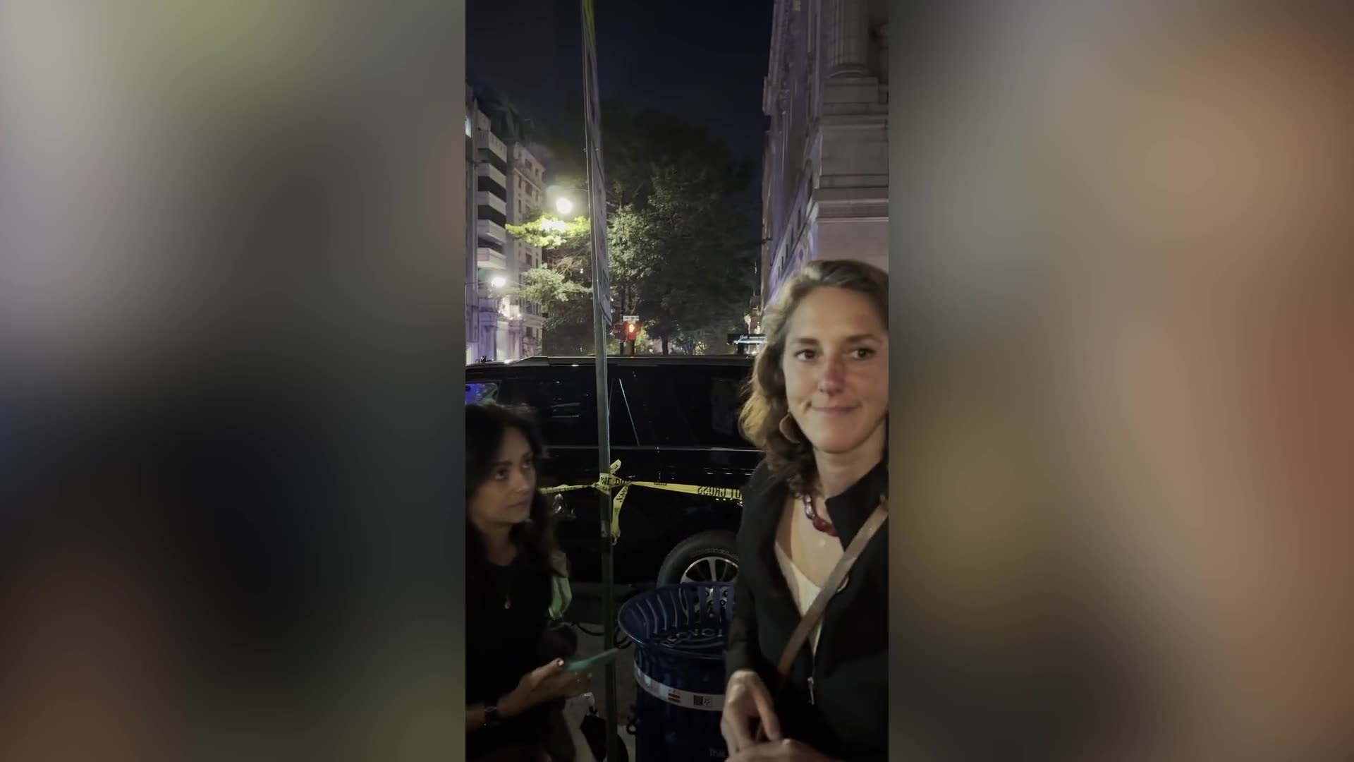 Trump unfazed by loud protesters at DC dinner outing