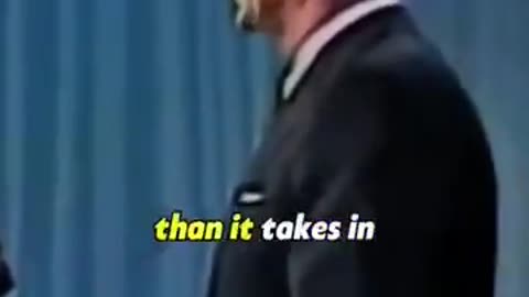 Ronald Reagan: "We don’t have inflation because the people are living too well"
			