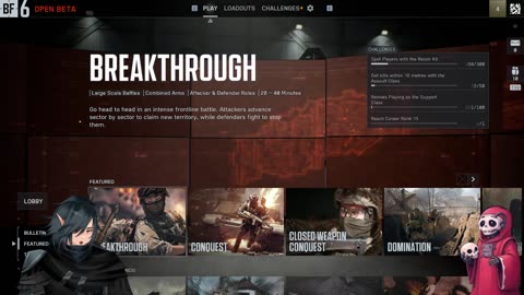 Trying out the Battlefield 6 beta!