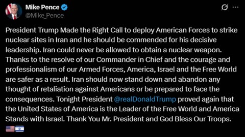 Trump’s Strike Was Precision, Not Permission for War | 6/26/25