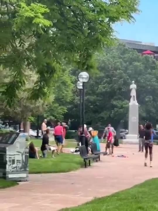BREAKING_ Supporters at walk to remember Gaza attacked with flamethrower