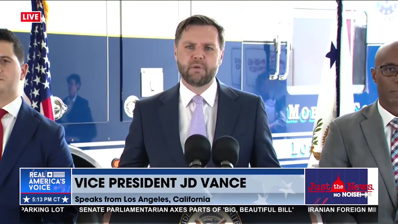 VP JD VANCE IN LOS ANGELES