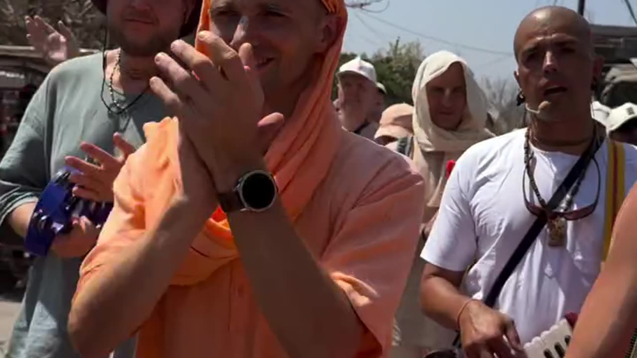 Harinam Sankirtan in Sri Vrindavan Dham, India March 2025